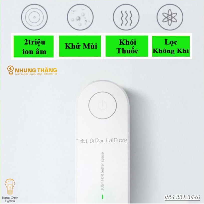 Máy Lọc Không Khí Ion Âm Mini MK-11052 - An Toàn Hiệu Quả - Có Video