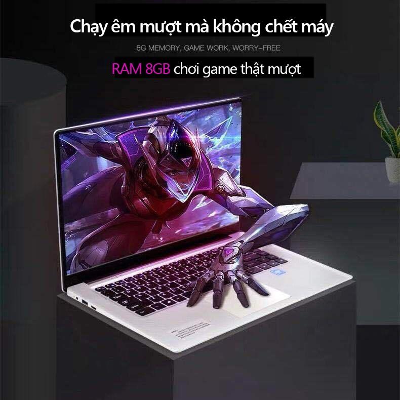 Máy tính Laptop máy tính xách tay chip Intel J3455 /J4105RAM8G+ROM128G màn 15.6 inch mỏng nhẹ Win10chạymượt