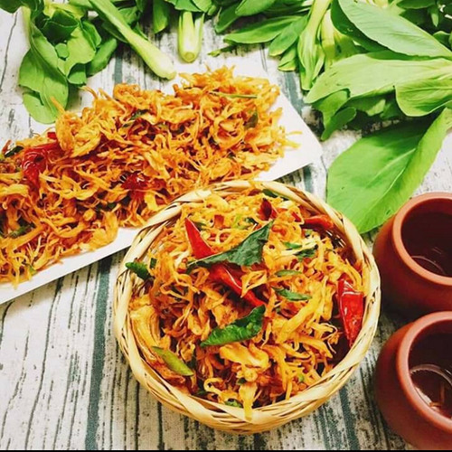 Khô gà xe lá chanh loại thượng hạng cay té lưởi