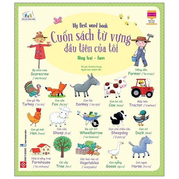 Cuốn Sách Từ Vựng Đầu Tiên Của Tôi – My First Word Book- Nông Trại – Farm