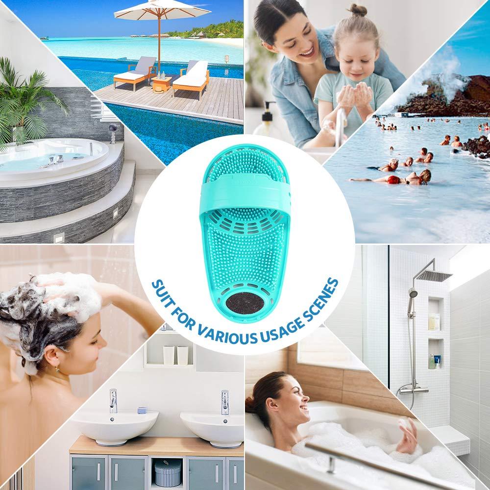 Ốp Tắm Massage Bàn Chải Dành Cho Giày Lười Rửa Sạch Đôi Chân Chết Nhà Tắm Hiện Vật Đệm Lưng Tắm Chân