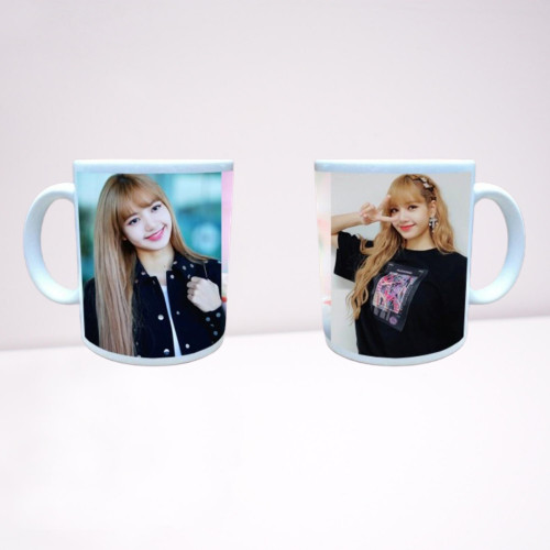 Cốc tách Blackpink in hình Lisa cốc uống nước trà văn phòng du lịch