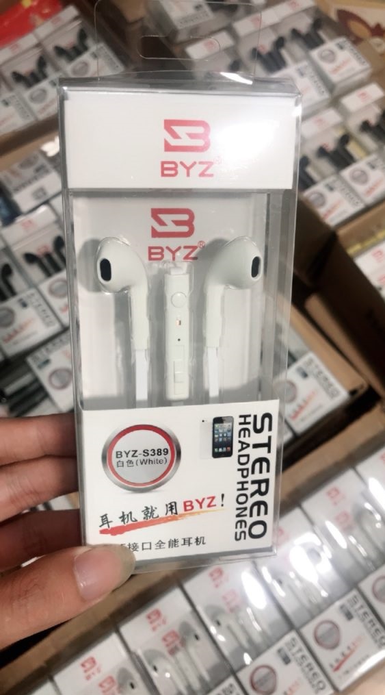 Tai nghe điện thoại BYZ-S389 - Tai nghe nhét tai - Hàng chính hãng