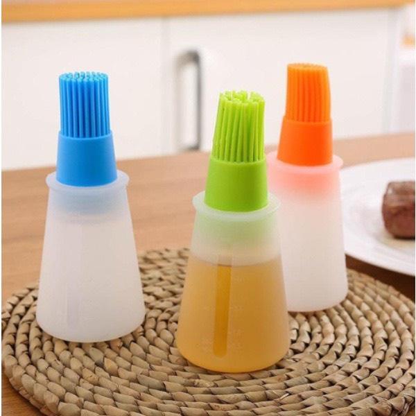 Chổi Quét Dầu Silicon Chịu Nhiệt Cao Bình Đựng Dầu Tiện Lợi