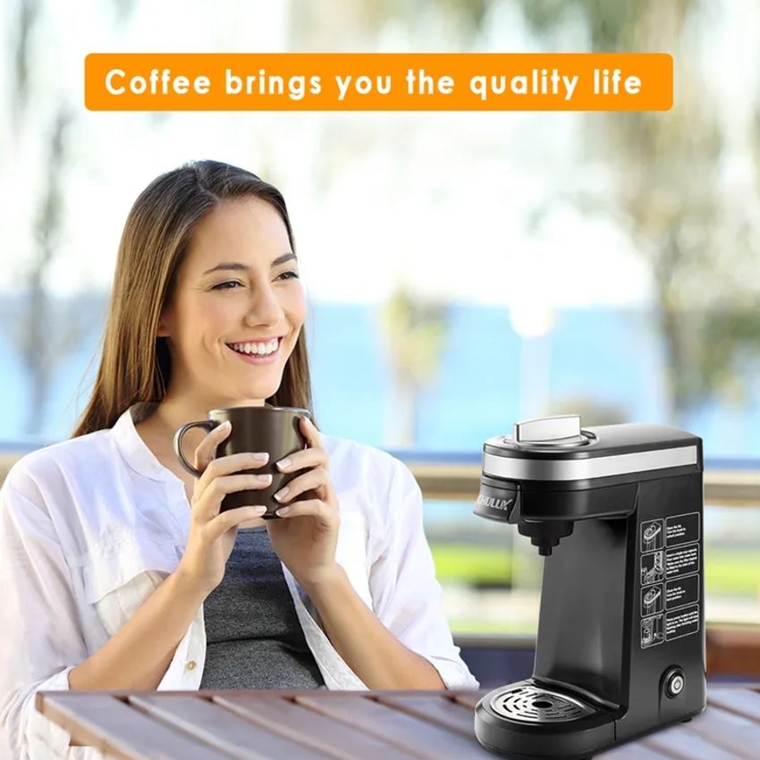 Máy pha cà phê viên nén Nespresso Chulux QF-CM801, công suất 800W - Hàng chính hãng, bảo hành 12 tháng