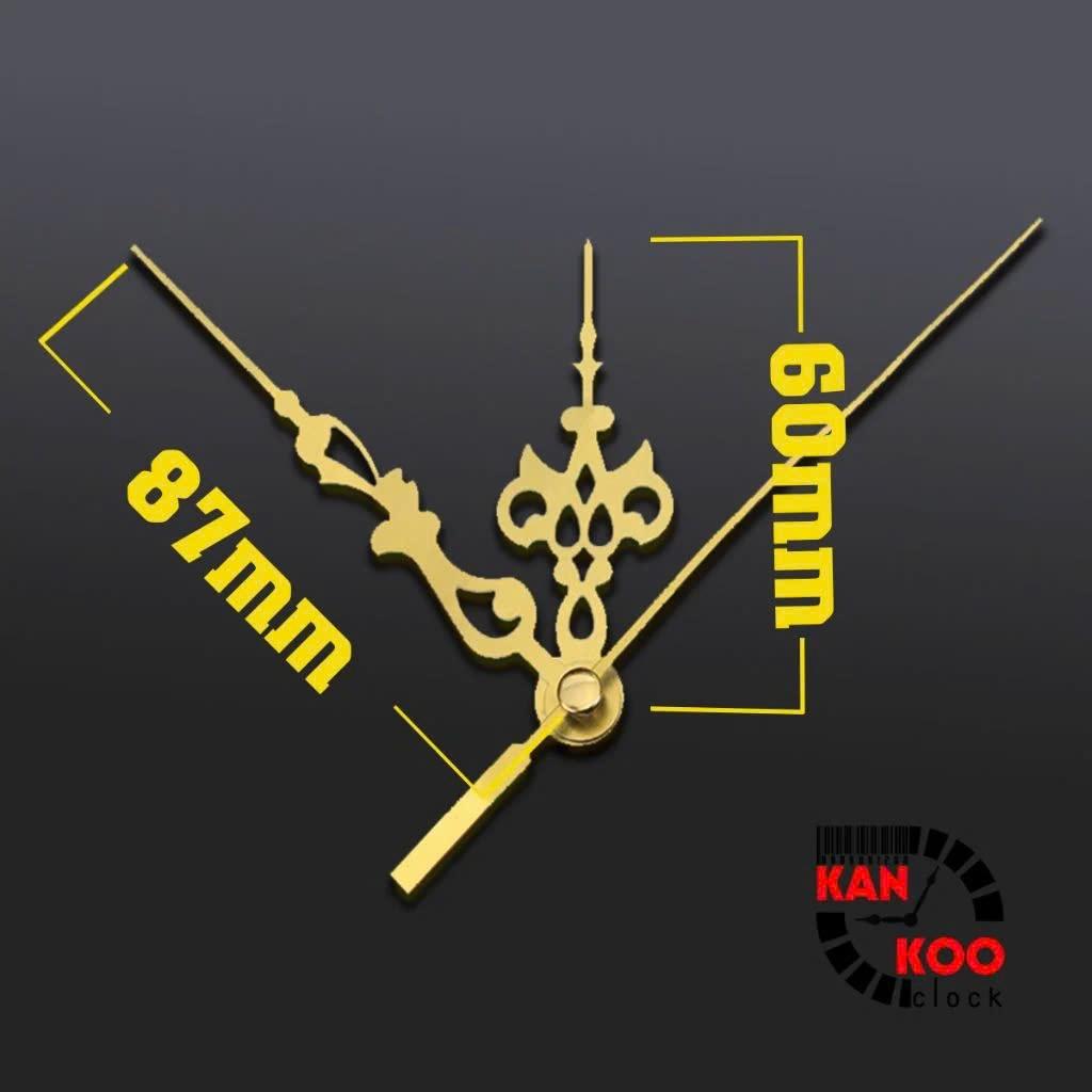 Kim đồng hồ treo tường màu vàng mã số 773