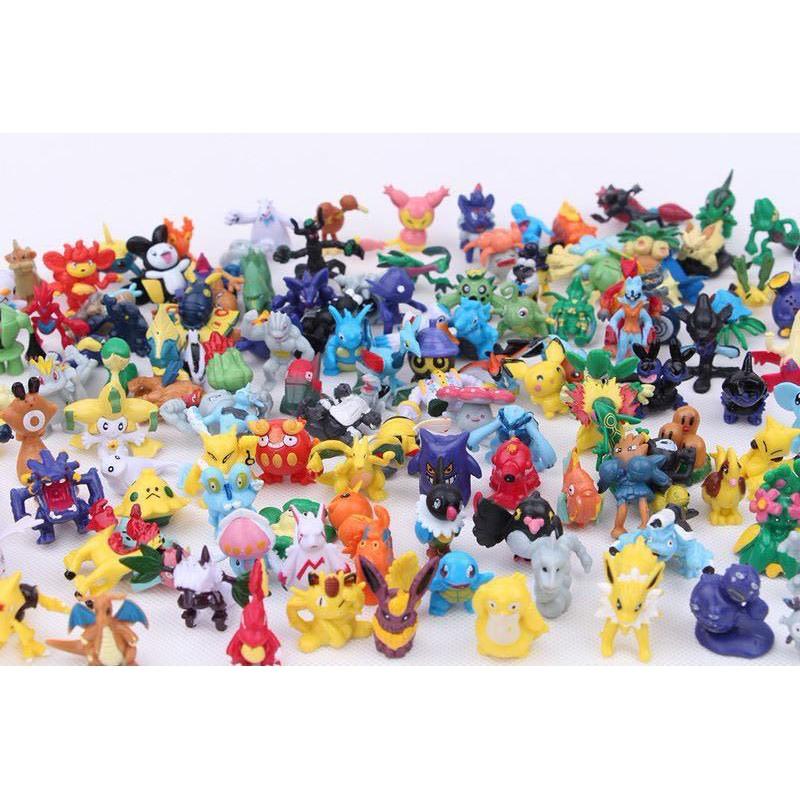 Combo 144 nhân vật Pokemon anime nguyên set bộ đồ chơi dễ thương cute mô hình huyền thoại