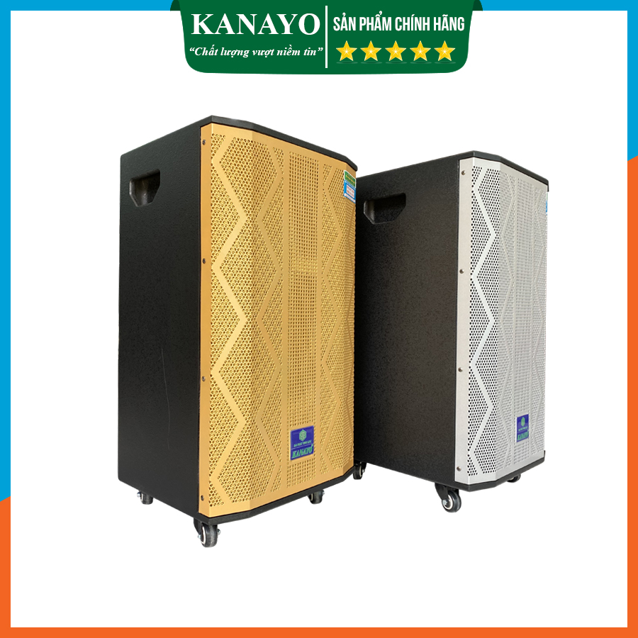 Loa Kéo Karaoke Kanayo K-650 Công Suất Lớn 650W 3 Đường Tiếng | Hàng chính hãng sản suất tại Việt Nam