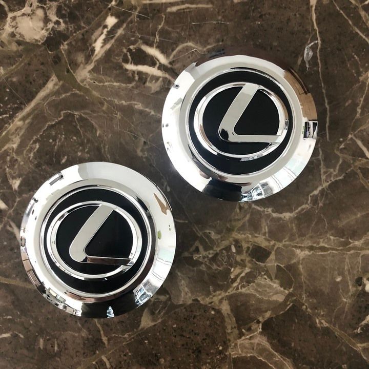 Logo chụp mâm, ốp lazang bánh sau xe ô tô Lexus 470 - Đường kính 9.5cm
