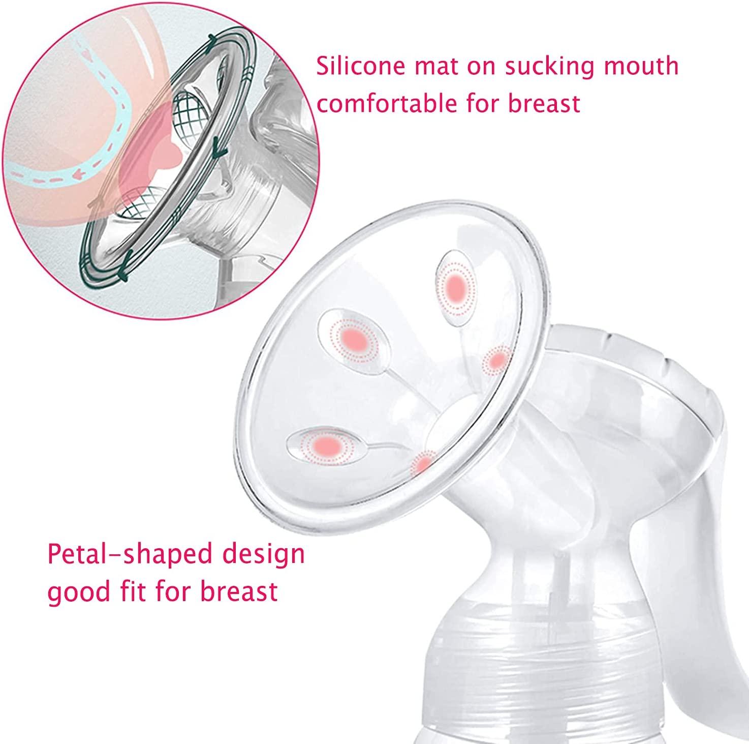Máy hút sữa bằng tay, silicone hút có thể điều chỉnh, máy hút sữa bằng tay cầm tay
