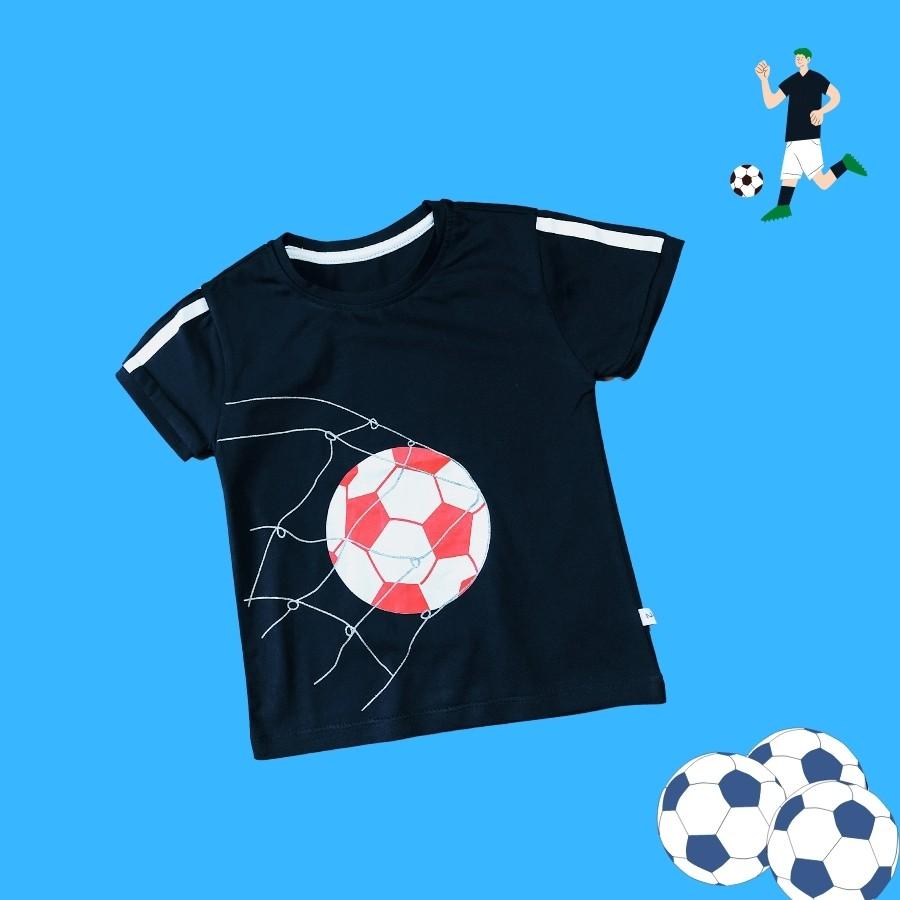 Áo thun bé trai thoáng mát thấm hút mồ hôi áo phông cho bé 1-6 tuổi cotton cao cấp KIDCATSHOP