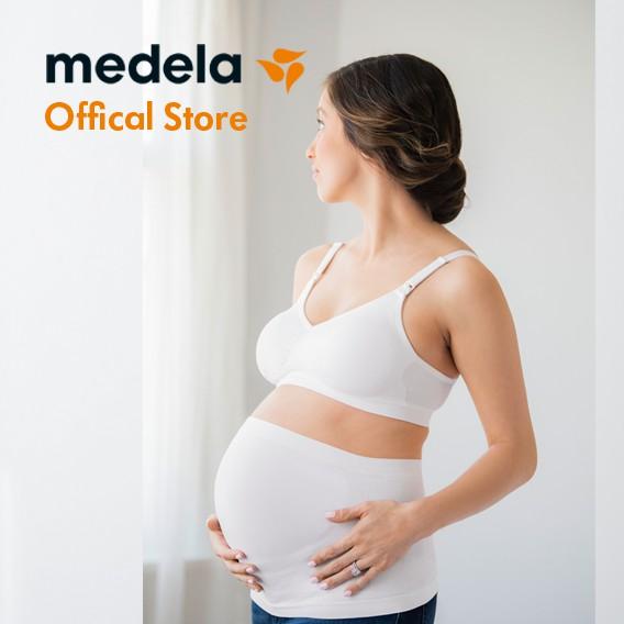 Medela - Đai đỡ bụng bầu Supportive Belly Band, size L/XL (đen/trắng