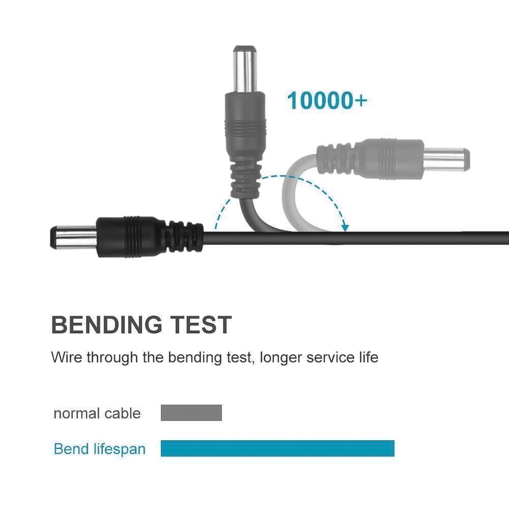 Dây cáp sạc 5V USB ra DC 5.5 mm chất lượng cao, Dây DC 5v - 5.5mm