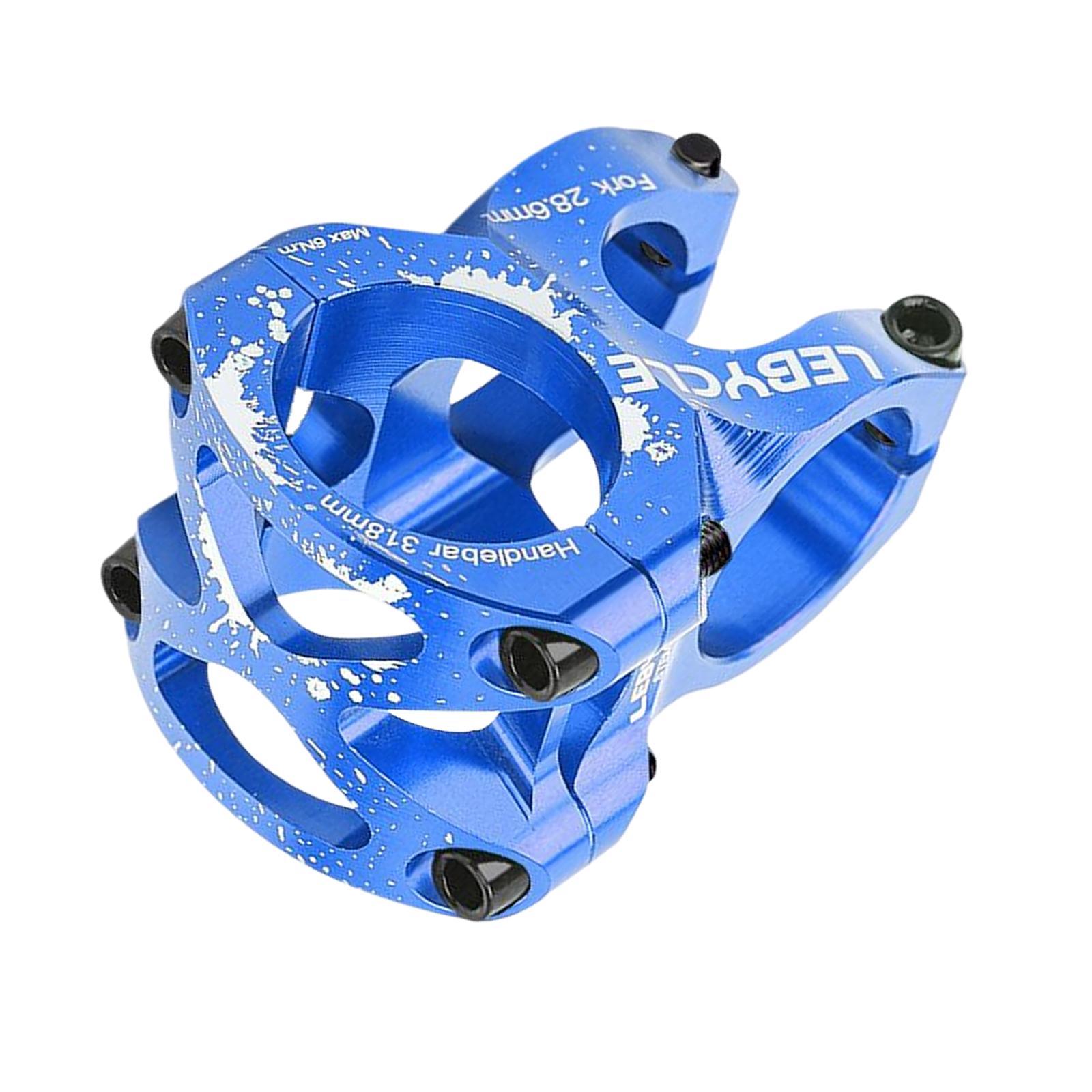 Bike Short  Road  28.6mm 1-1/8 31.8mm Handlebar Stem Blue