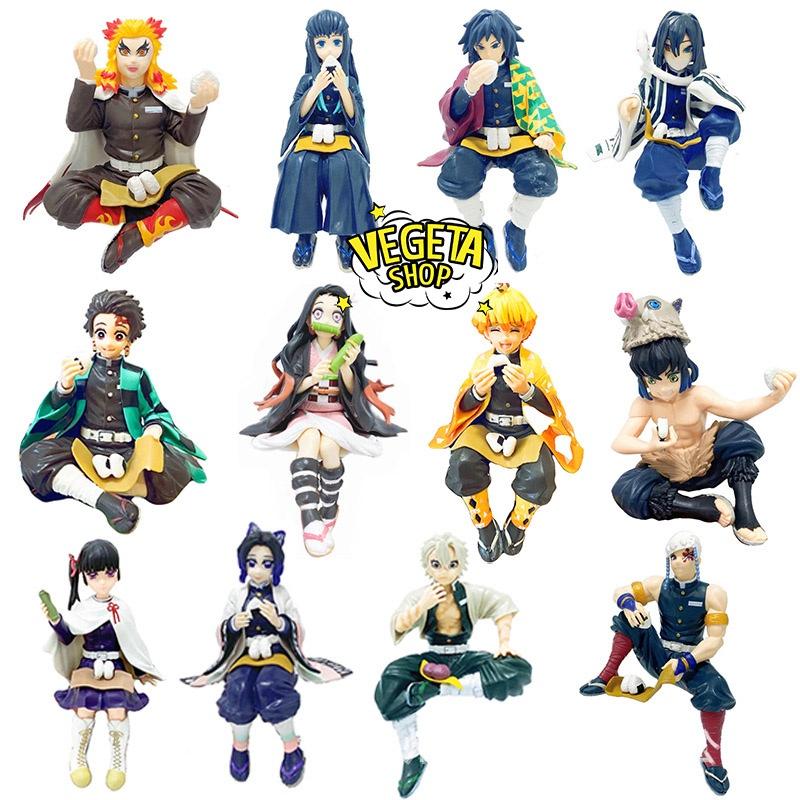 Mô hình Kimetsu No Yaiba - Thanh gươm diệt quỷ Tanjiro Nezuko Zenitsu Inosuke Rengoku Giyu Shinobu Tokito Iguro Kanroji