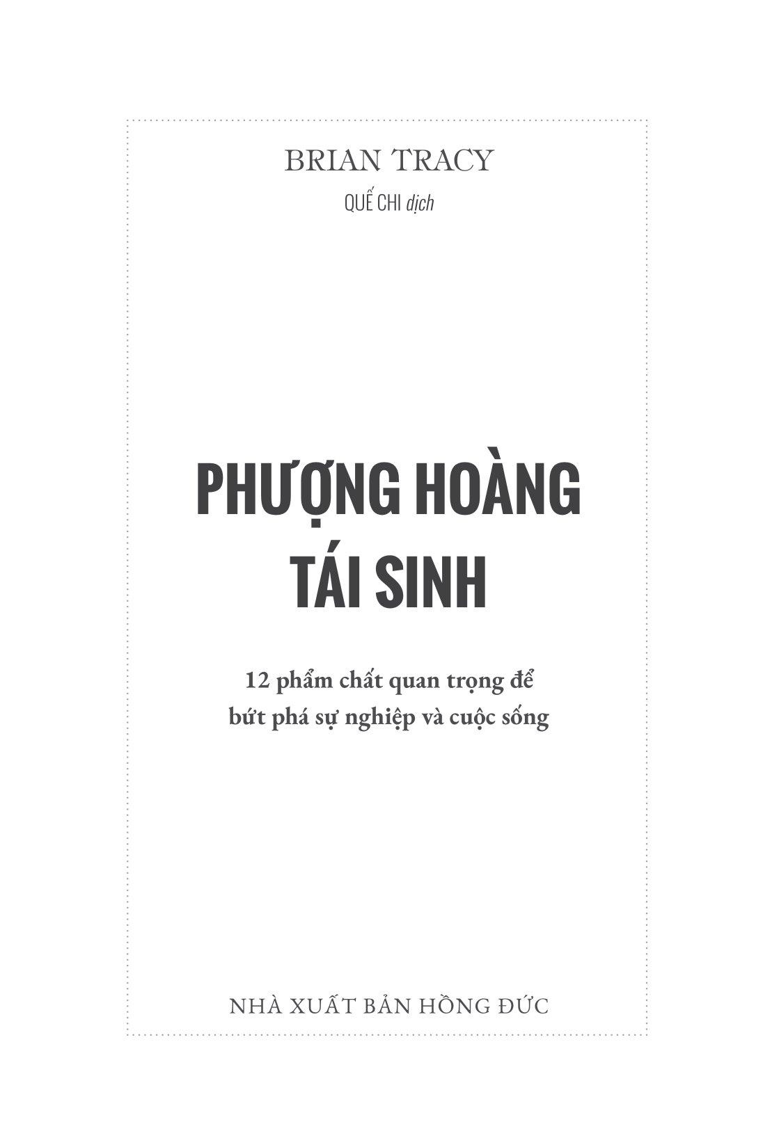 Phượng Hoàng Tái Sinh - 12 Phẩm Chất Quan Trọng Để Bứt Phá Sự Nghiệp Và Cuộc Sống