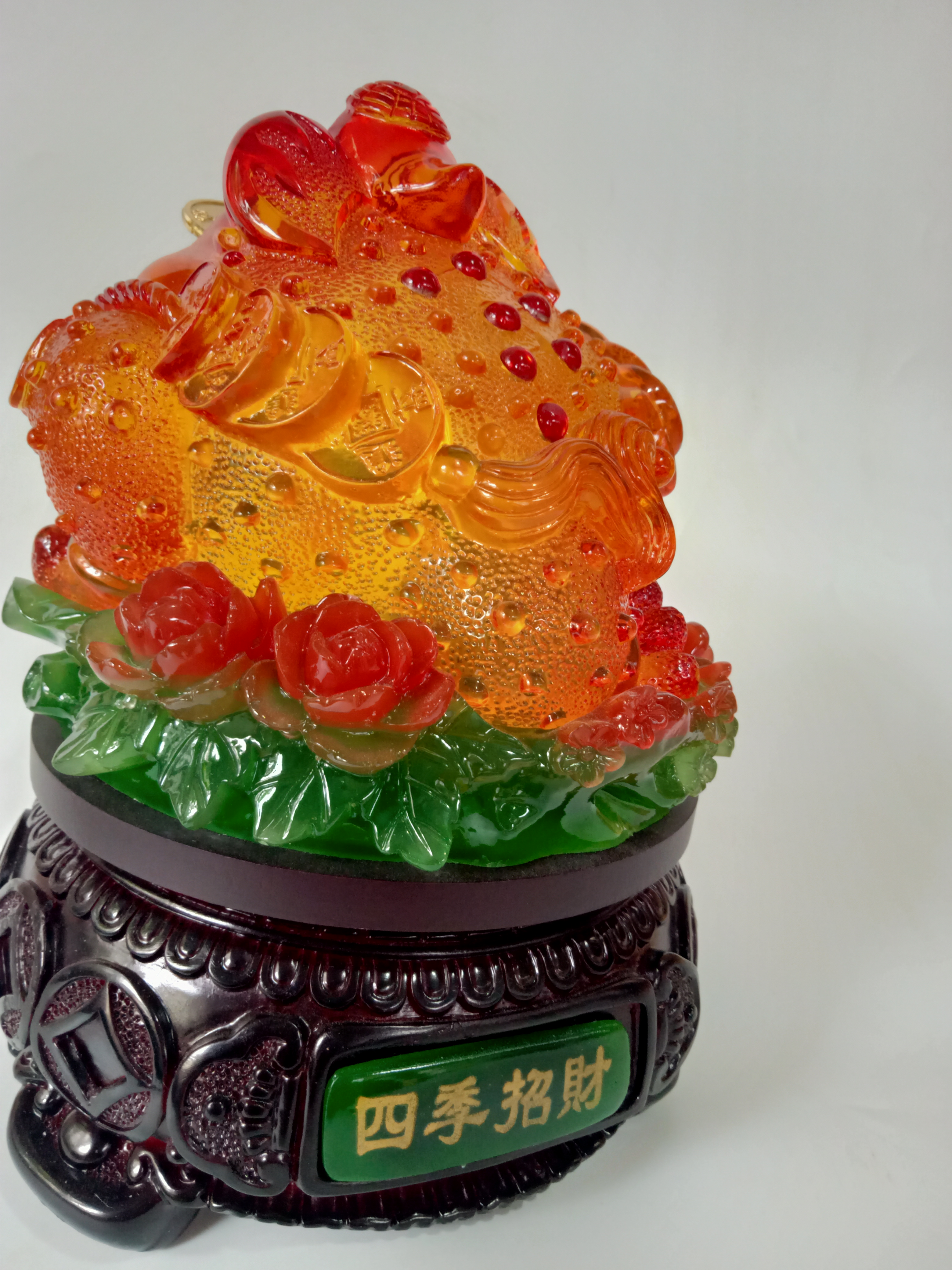Cóc Ngậm Tiền Vàng Cao 18cm