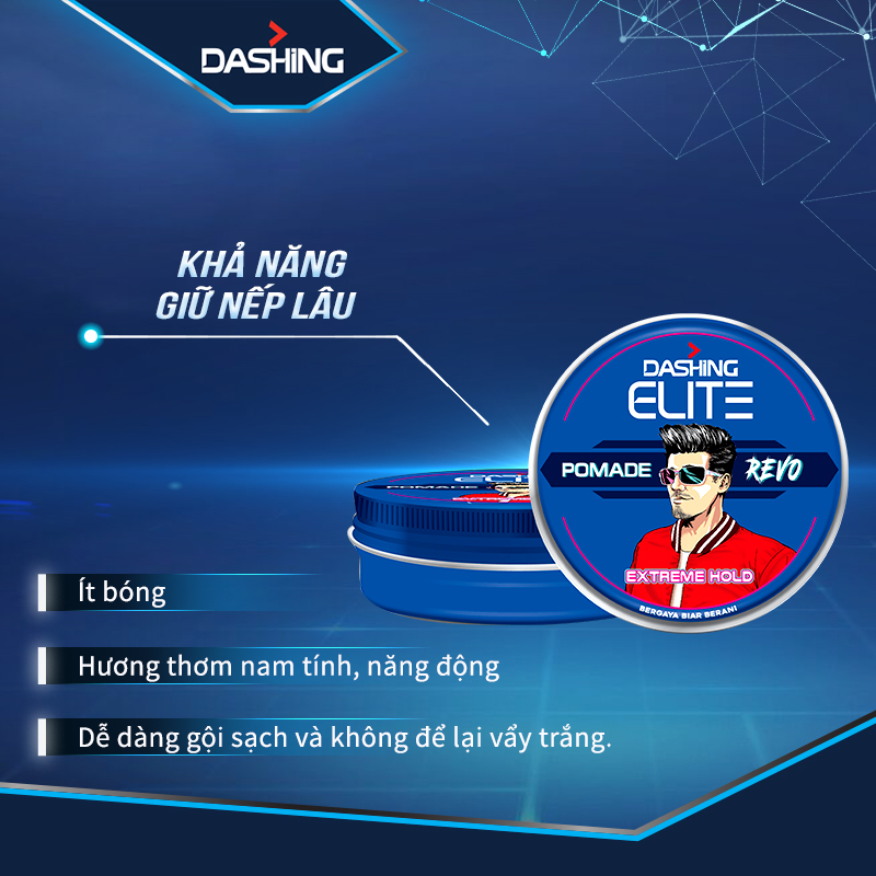 Sáp Vuốt Tóc Dashing Revo 75g