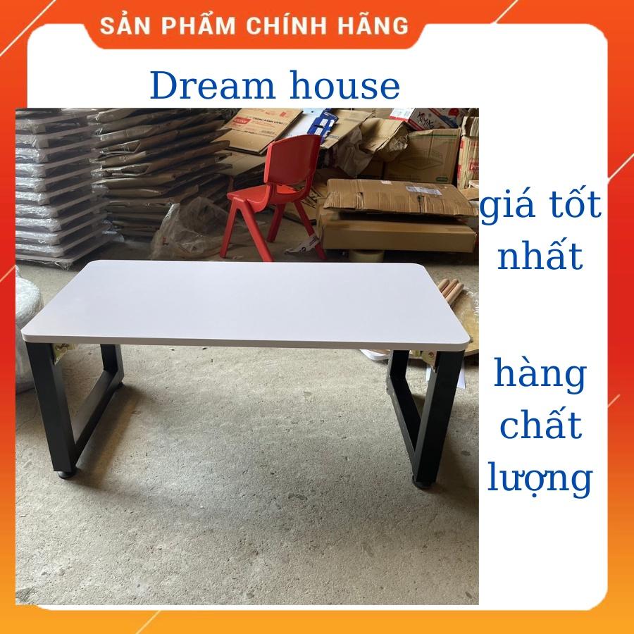 Bàn làm việc H35 bệt gấp gọn,chân sắt sơn tĩnh điện chống gỉ và xước có thể làm bàn ăn gấp gọn, kich thước 40x80x35