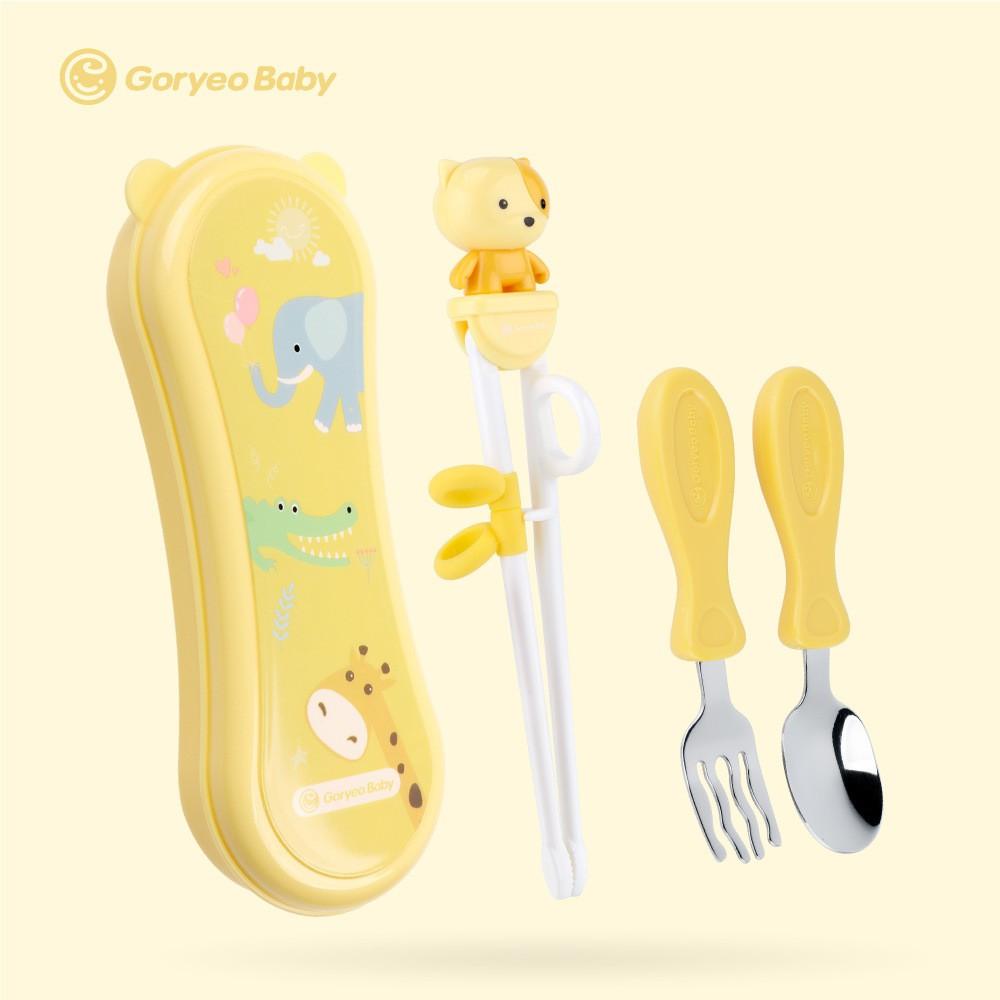 Đũa Tập Ăn Goryeo Baby Hàn Quốc Kèm Thìa Dĩa
