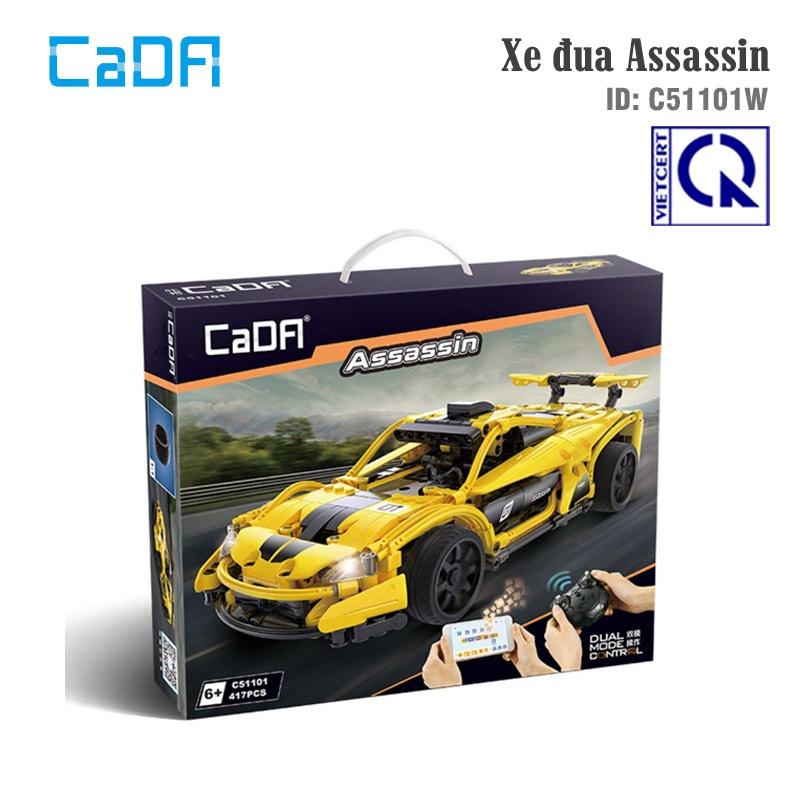 Đồ Chơi Lắp Ráp, Xếp Hình  Xe Đua Assassin – CADA C51101W Điều Khiển Từ Xa