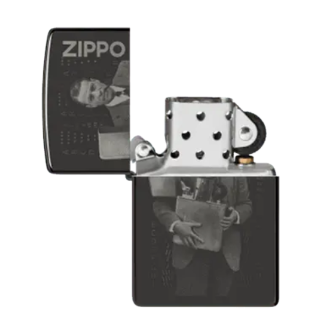 Zippo Founder’s Day High Polish Black – Bật Lửa Kỷ Niệm Nhà Sáng Lập, Phiên Bản Sưu Tầm Cao Cấp