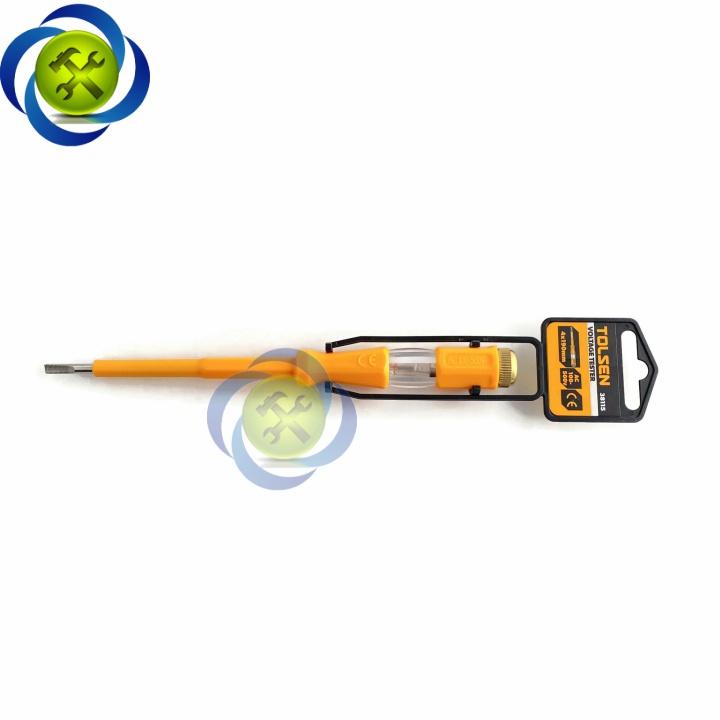 Bút thử điện Tolsen 38115 dài 190mm màu vàng