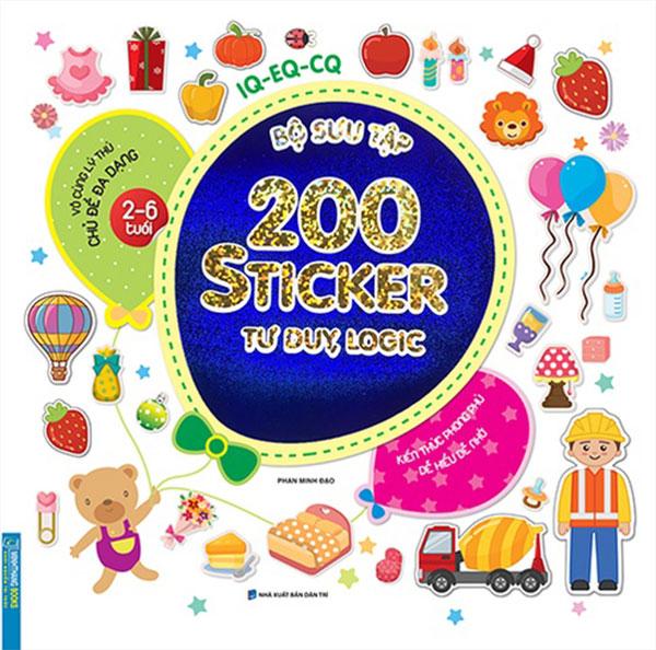 Bộ Sưu Tập 200 Sticker - Tư Duy, Logic (Tái bản năm 2022)