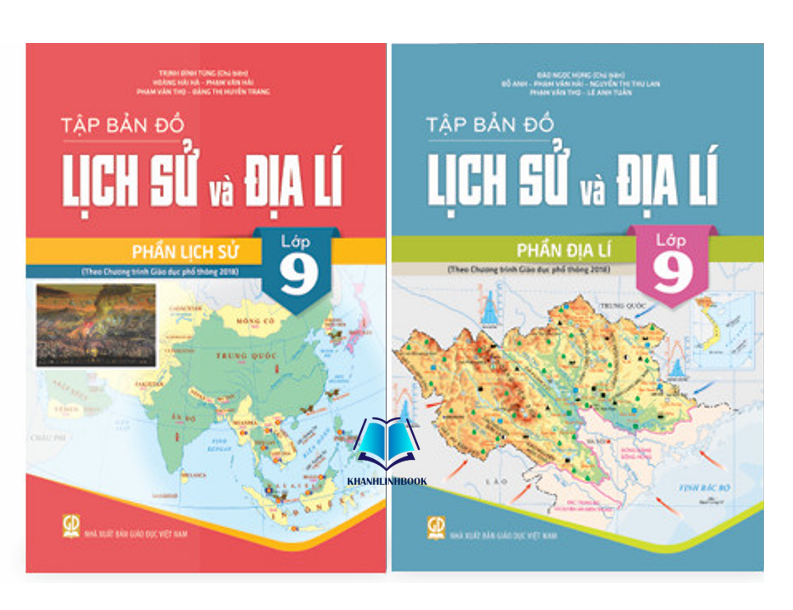 Sách - Combo Tập bản đồ lịch sử và địa lí lớp 9 - phần Lịch sử + Địa lí 9 (theo chương trình GDPT mới)