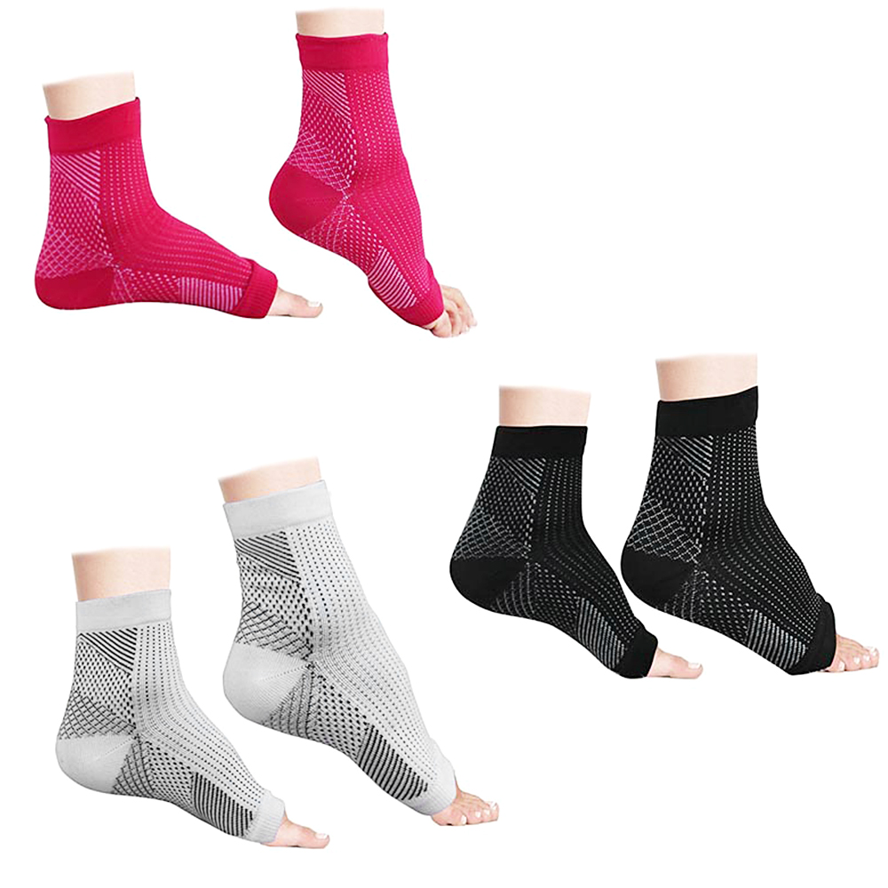 Vớ hở ngón hỗ trợ bảo vệ cổ chân mắt cá chân, chống trượt