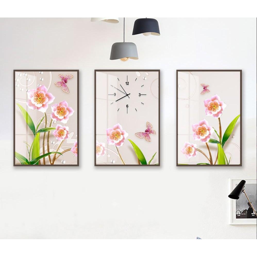 Hình ảnh TRANH BỘ 3 TREO TƯỜNG CỠ ĐẠI (30 x 45cm x3 bức) - PHONG CÁCH BẮC ÂU- XƯƠNG RỒNG  KÈM KHUNG - TB30809KK7