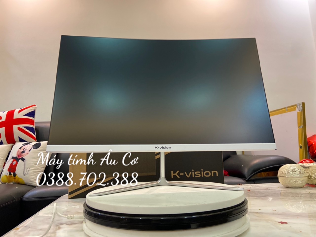 Màn hình máy tính Cong Full Viền K- VISION 23.8 inches IPS FHD 75Hz - Hàng chính hãng