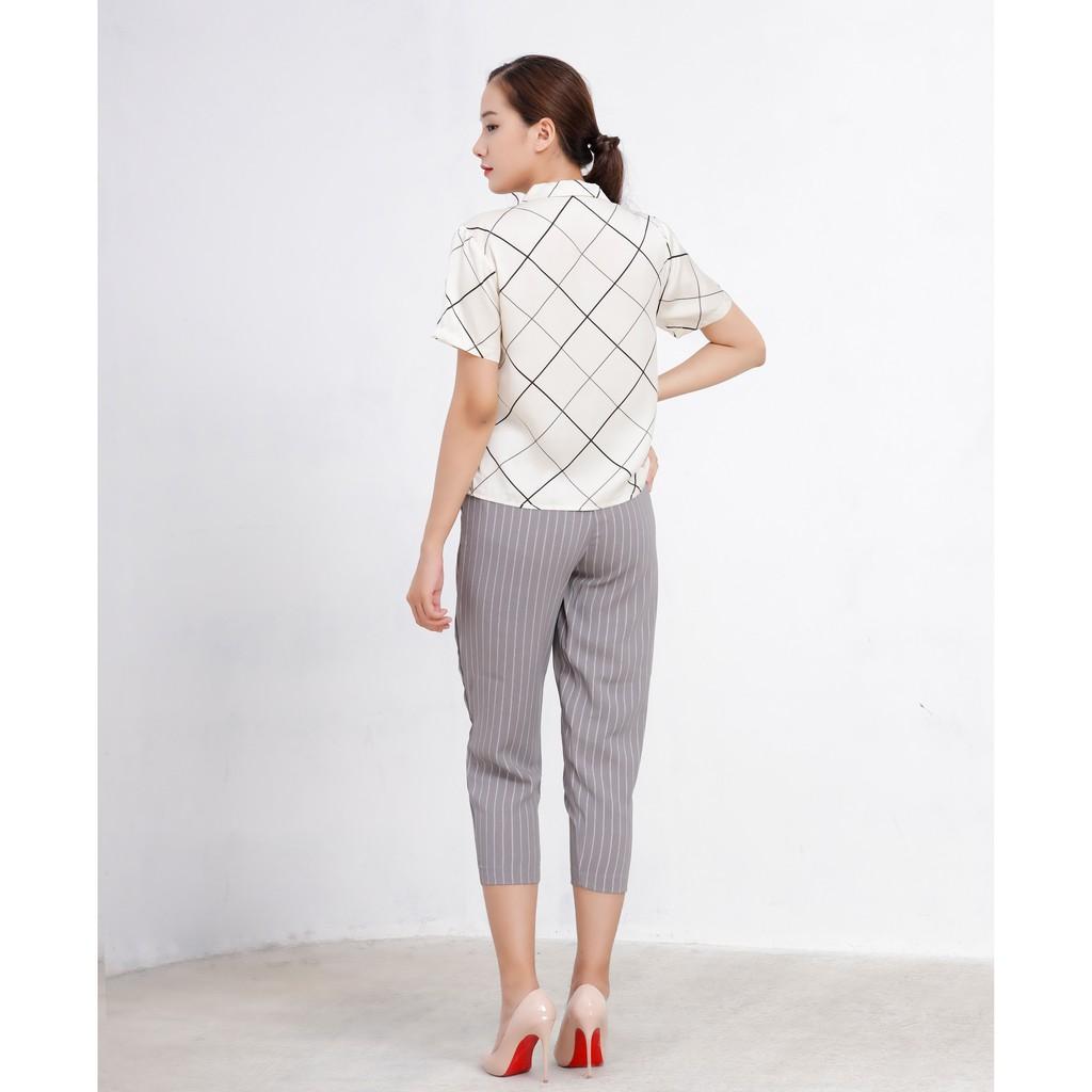 Áo sơ mi cổ Vest nữ Callia Danton shirt
