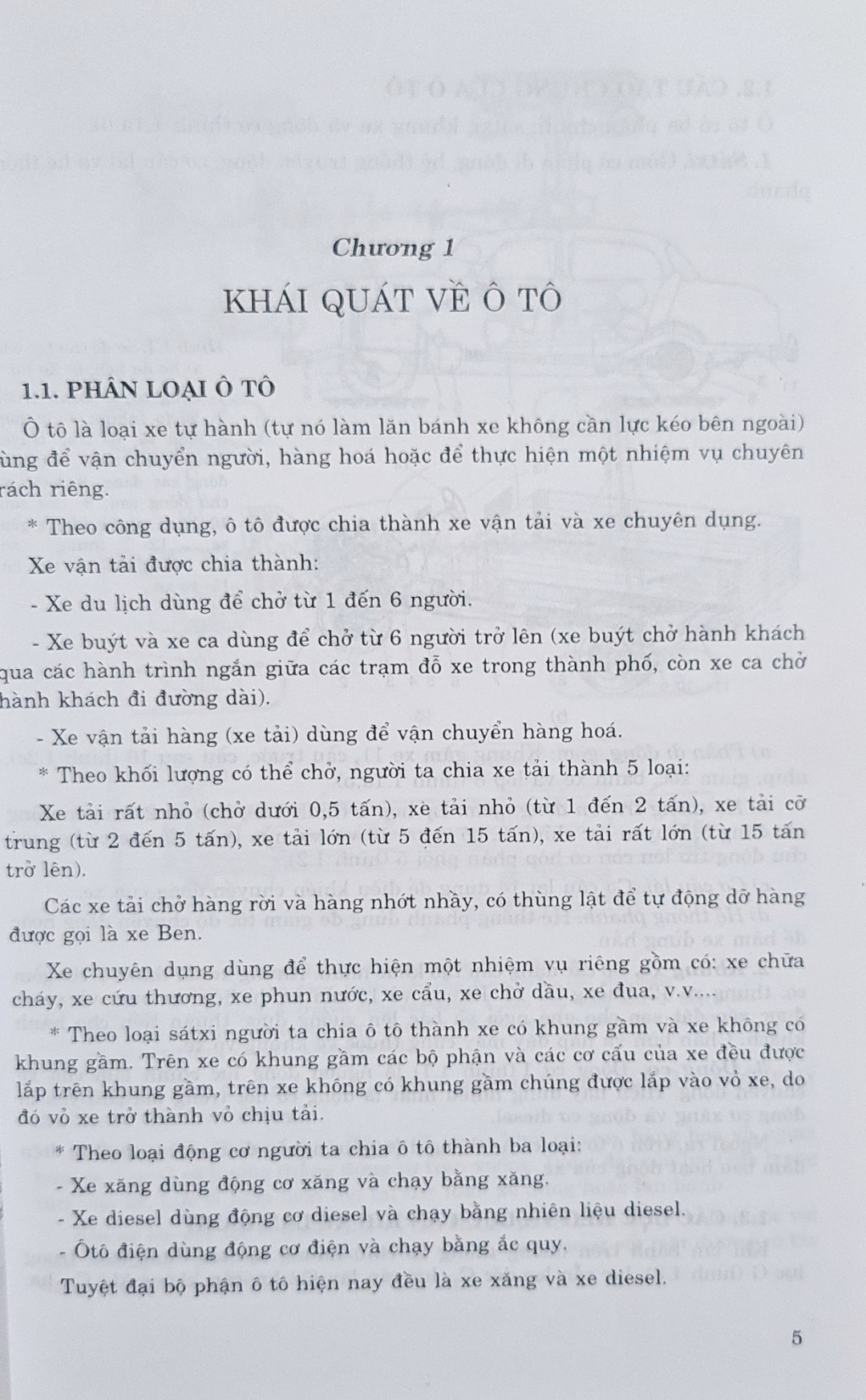 Giáo trình kỹ thuật sửa chữa ôtô, máy nổ