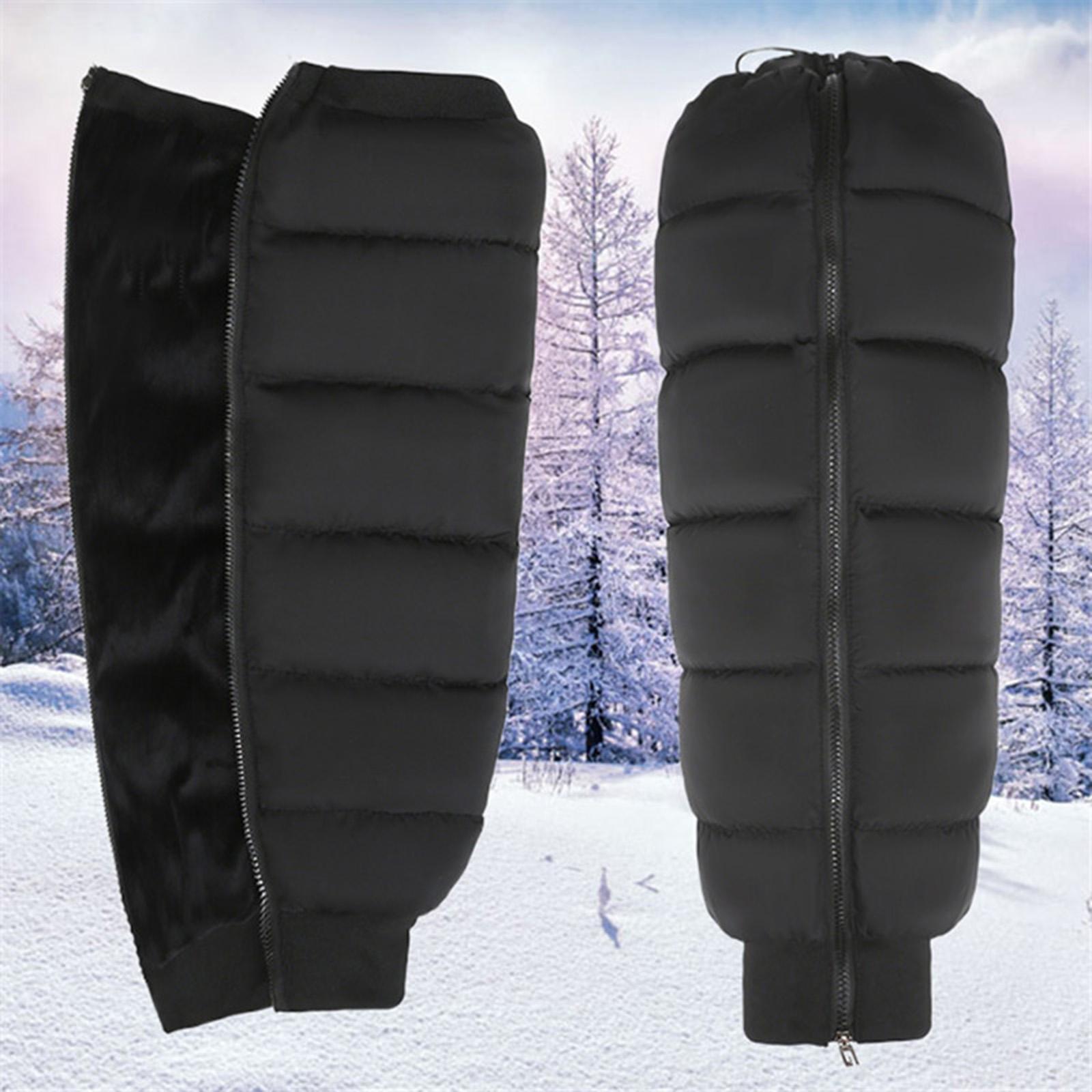 1 Pair Winter Cycling Knee Pads Leg Sleeve Leggings Warmer Unisex for Skiing