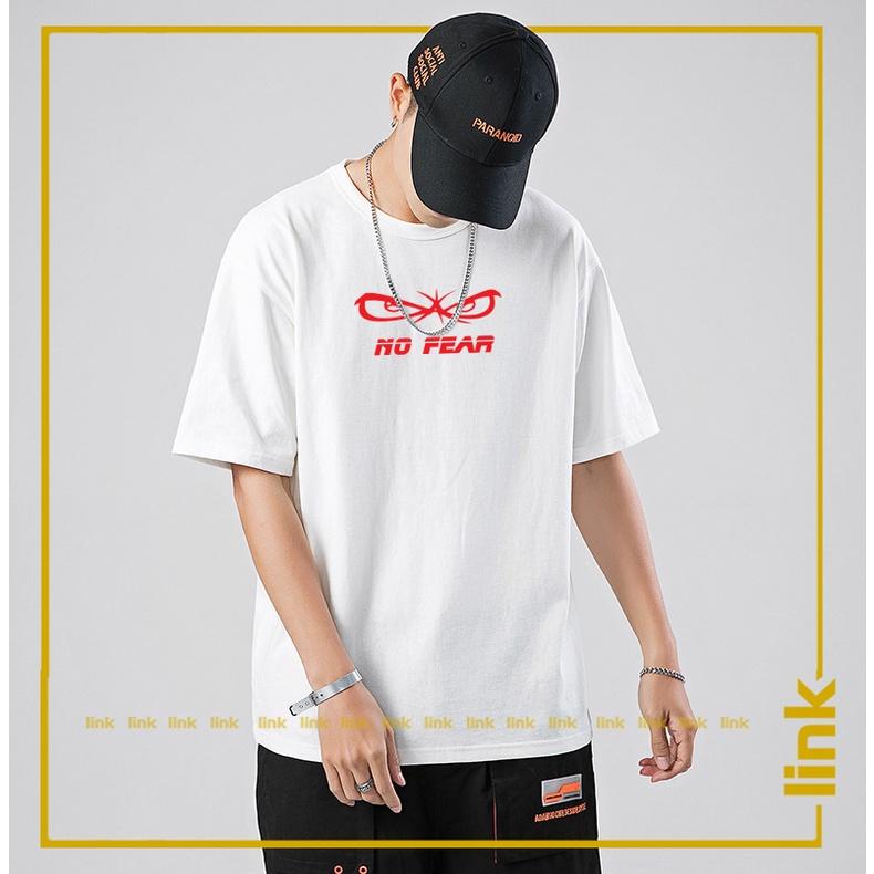 Áo dáng rộng NO FEAR ngầu trước ngực tay lỡ unisex