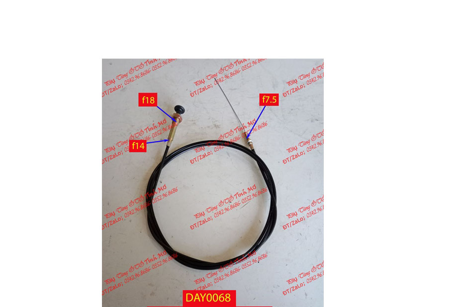 Dây tắt máy dài 3m loại đầu to