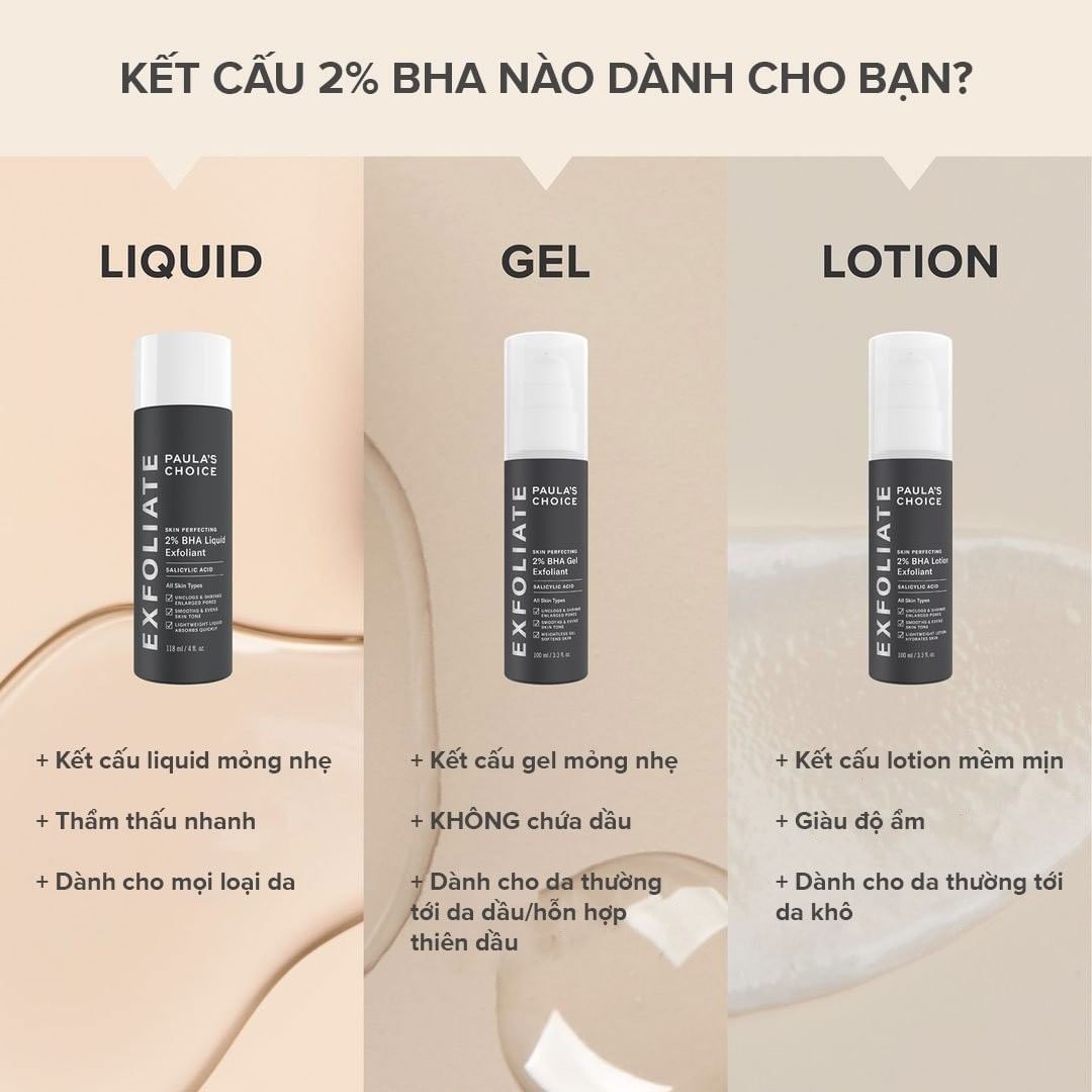 Dung Dịch Tẩy Tế Bào Chết 2% BHA Paula's Choice Skin Perfecting 2% BHA Liquid Exfoliant + Tặng Gương Hai Mặt Màu Ngẫu Nhiên