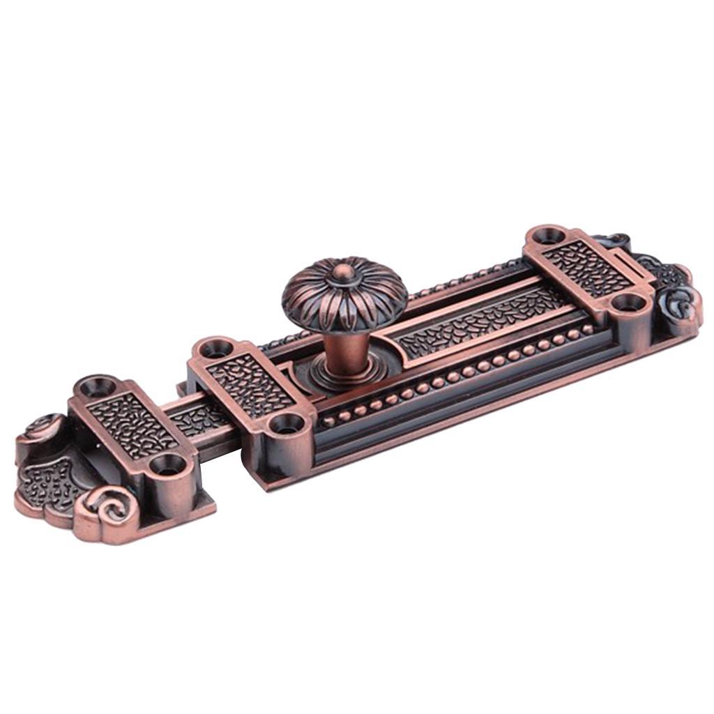 2x 5-Inch Slide Latch Lock Door Security Door Latch Sliding Lock - 24 Screws