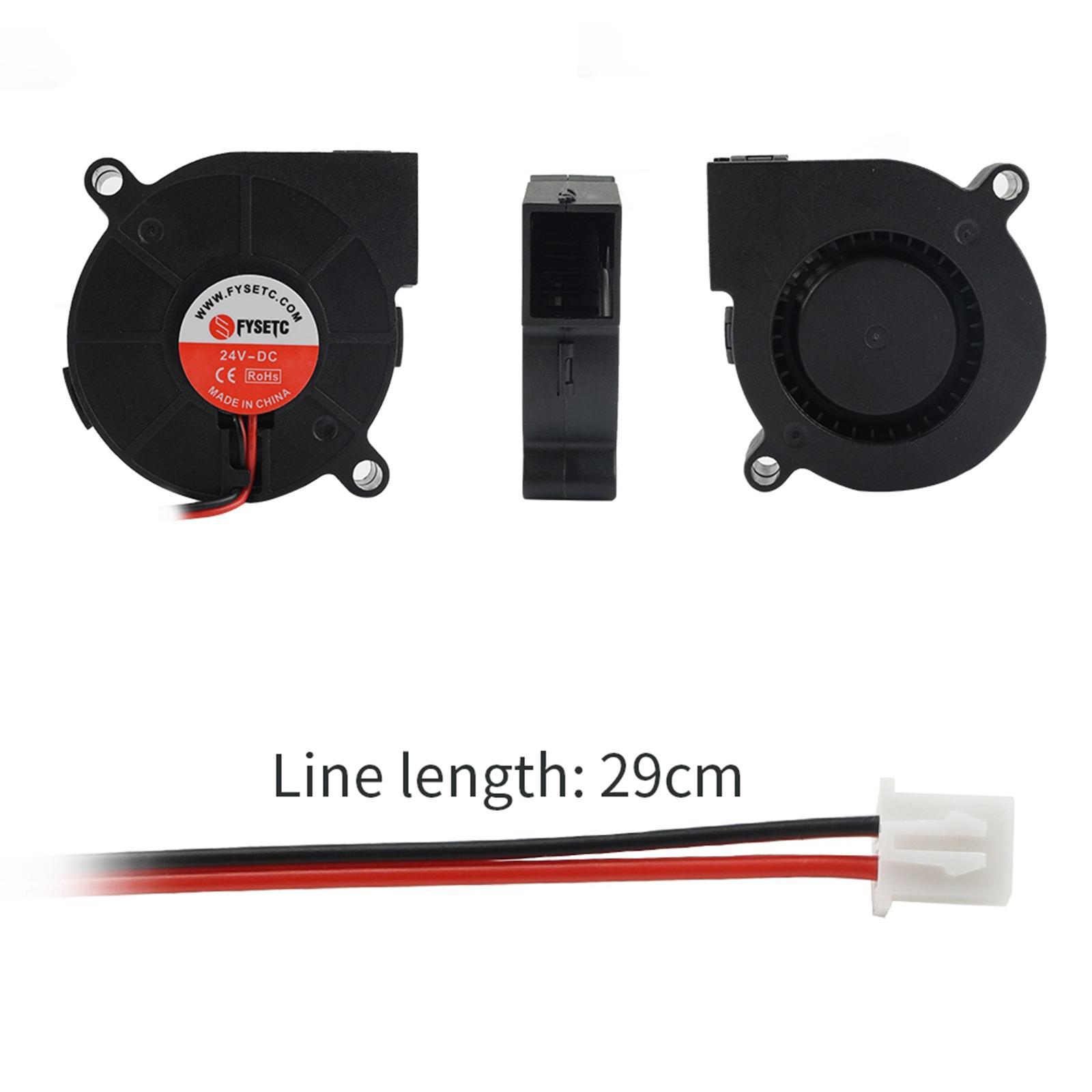 2pc 5015 Blower Cooling Fan Brushless 24V 3D Printer Parts