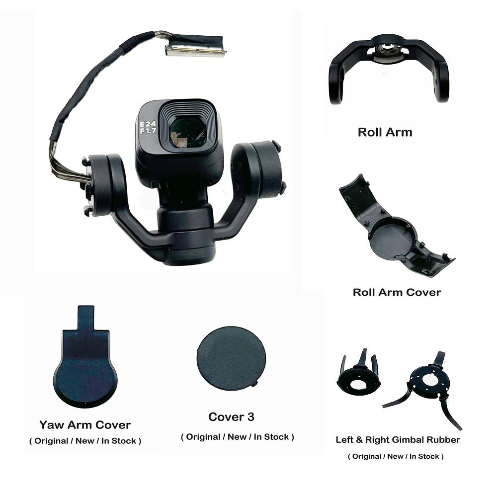Phần sửa chữa gimbal cho DJI Mini 3 Pro trống Gimbal Yaw Arm Cover/Roll Arm Cover/2PCS cao su/cuộn tay/bìa 3 Màu: cánh tay cuộn mới