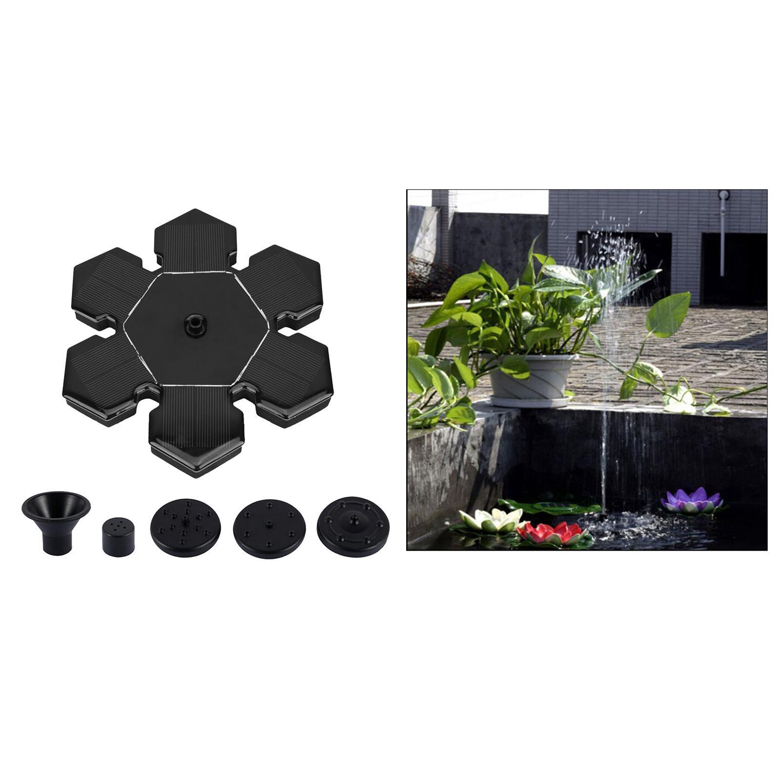 Fountain 1.4W Bird Bath Fountain Pump Pond Garden Landscape