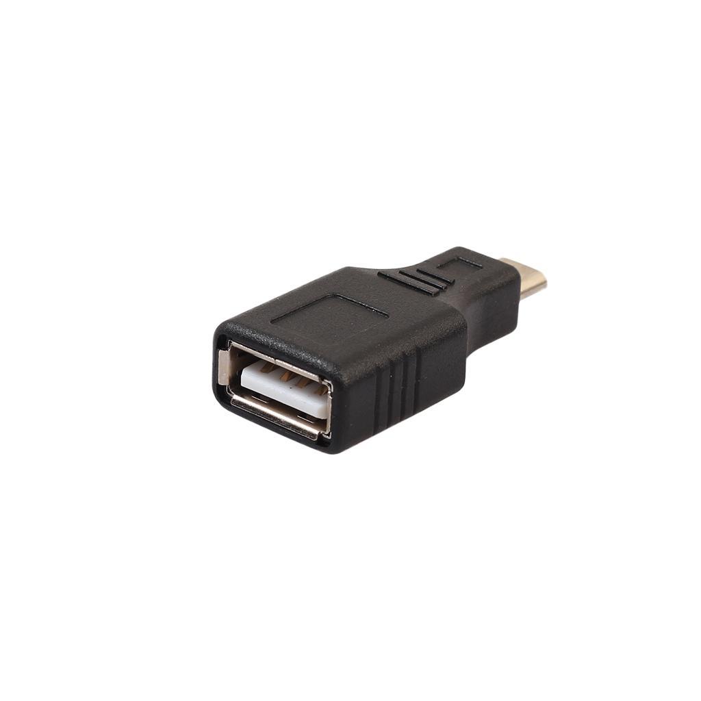 2Pcs OTG Micro USB Male to USB Type A Female Converter Adapter