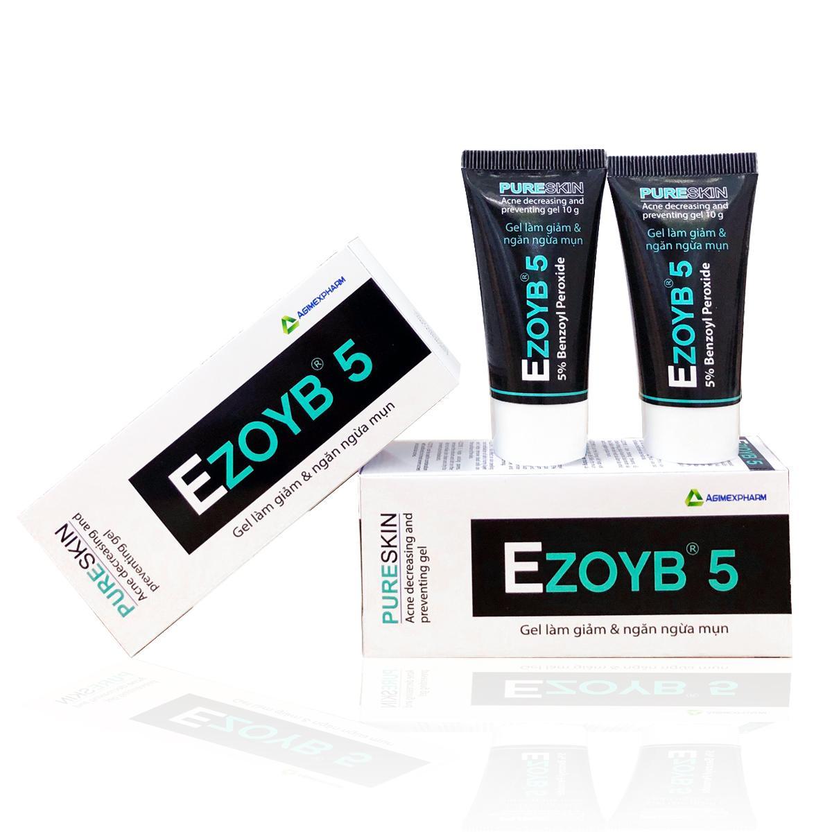 Gel Bôi Ezoyb 5 Giúp Giảm Và Ngăn Ngừa Mụn Trứng Cá (10g)