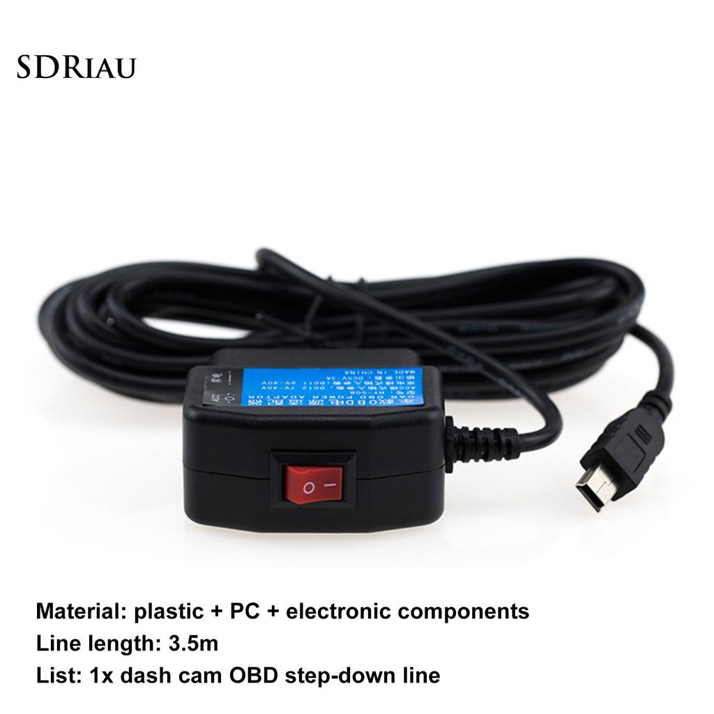 Cáp sạc chuyển đổi dữ liệu OBD DVR thông dụng cho xe hơi