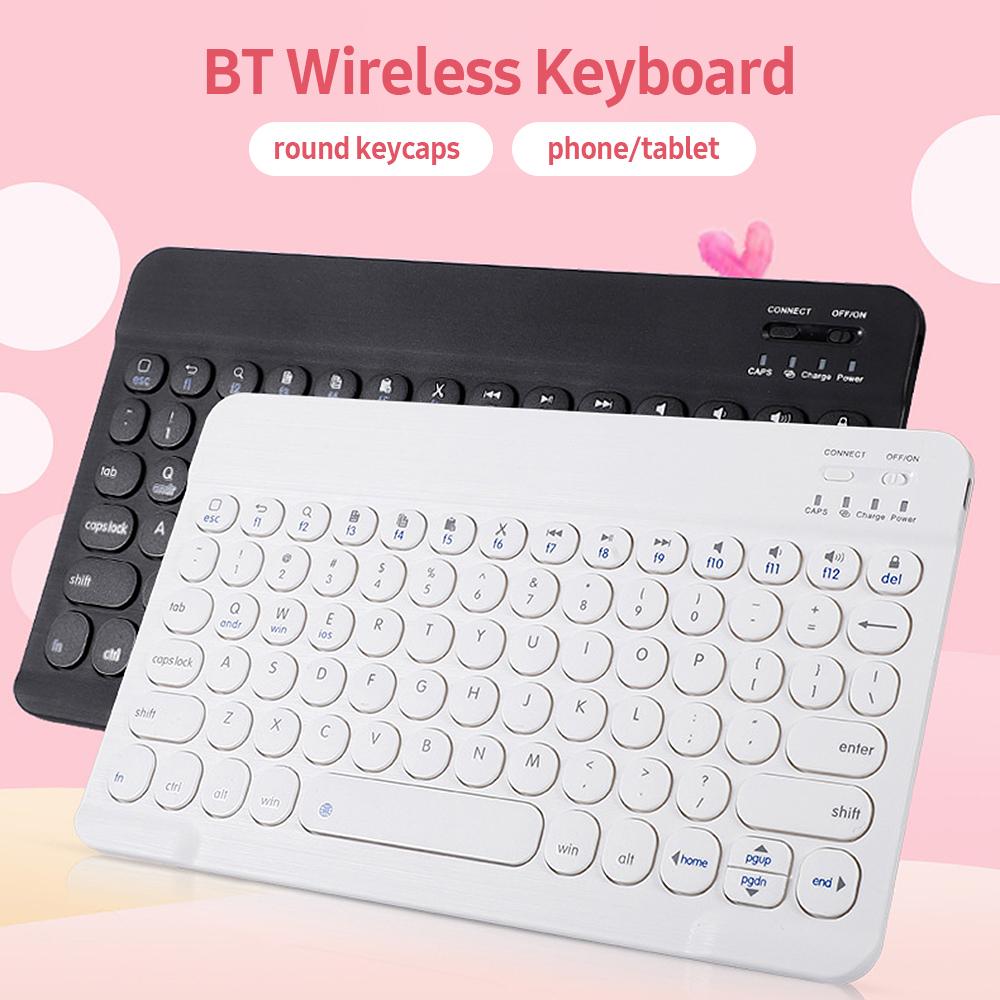 Bàn phím BT không dây 0301D siêu mỏng 78 phím có đèn nền cho máy tính bảng / máy tính xách tay Android / Windows / iOS