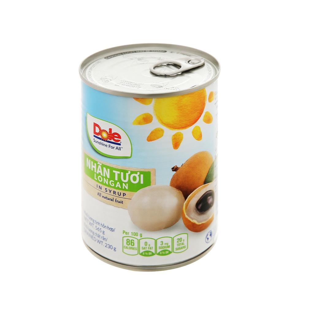 Nhãn tươi đóng hộp thương hiệu Dole hộp 565g