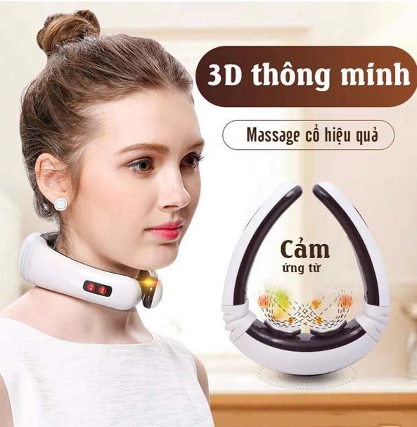 Máy Massager cổ cảm ứng xung điện 3D thông minh KL5830 cao cấp