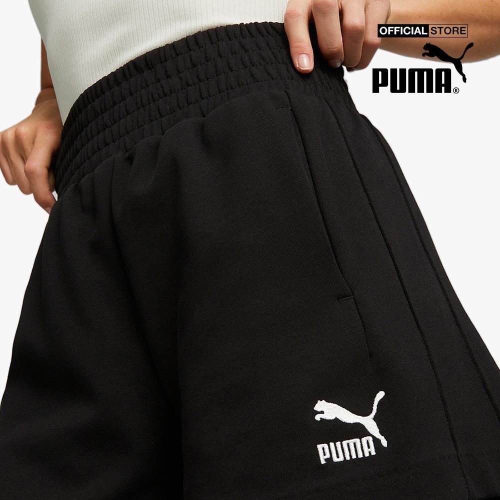 PUMA - Quần shorts thể thao nữ lưng thun T7 High Waist 535716