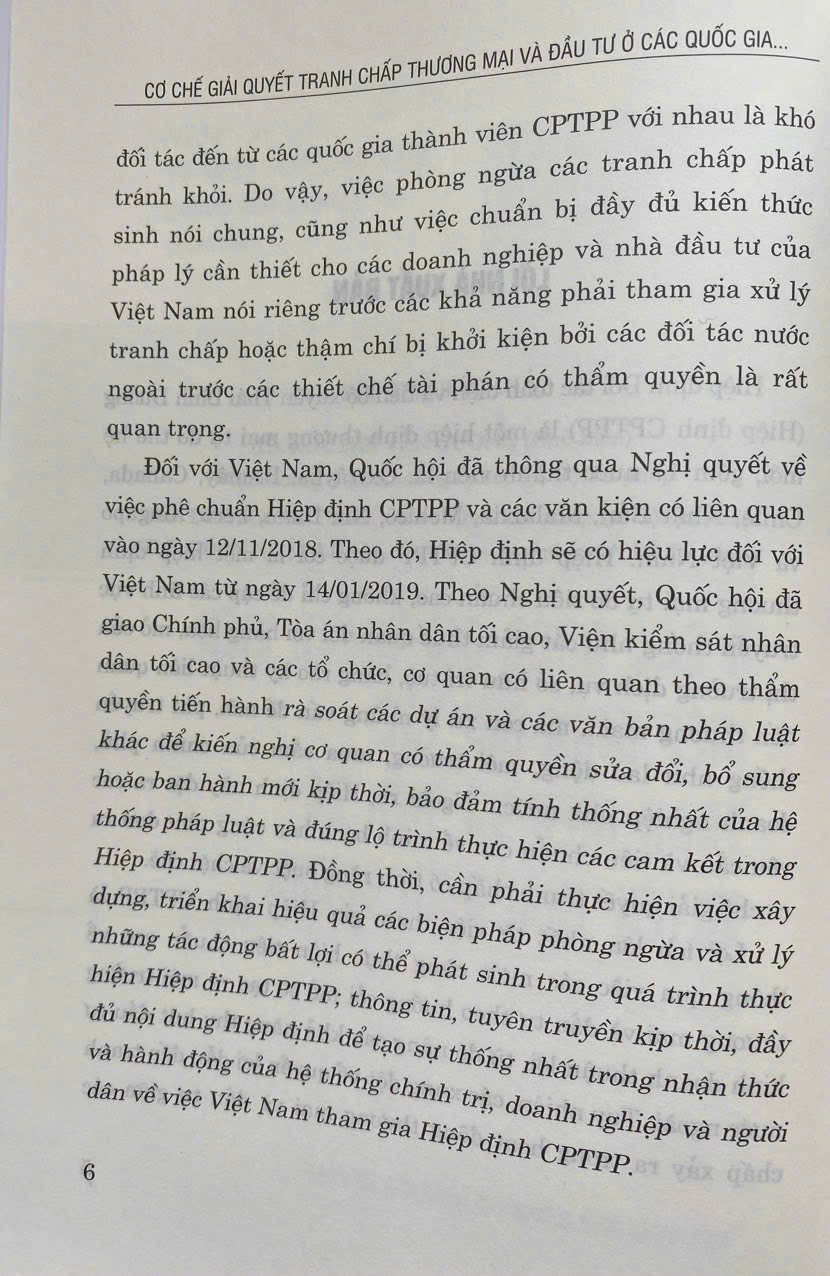 Cơ chế giải quyết tranh chấp thương mại và đầu tư